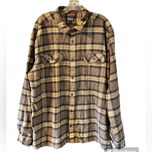 Patagonia Other - PATAGONIA Men’s Fjord Flannel Button Down Shirt-  XXL